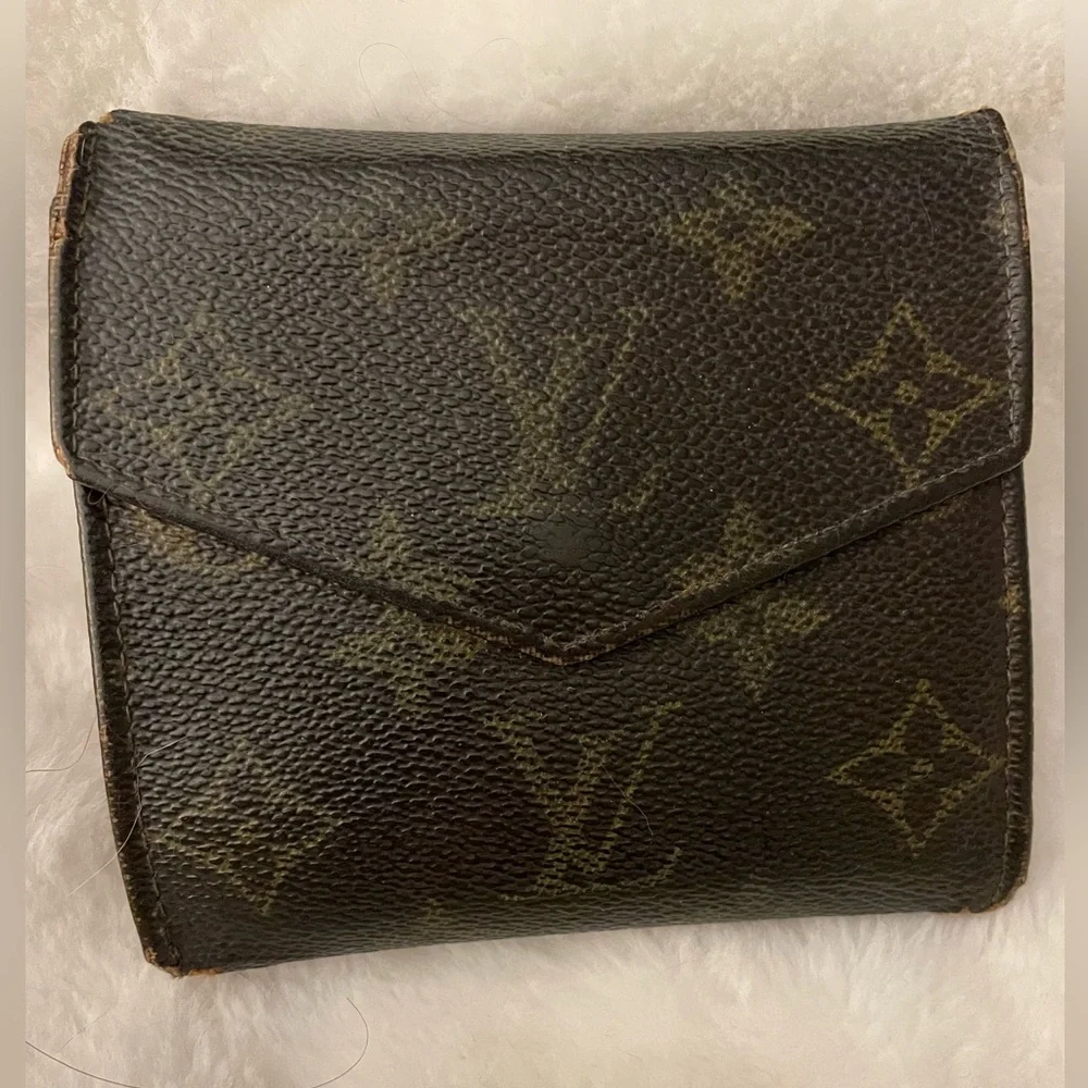 Vintage LOUIS VUITTON LV Monogram Brown Elise Men’s Wallet